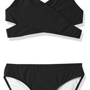 Kanu Surf Black Kids Swim Bikini